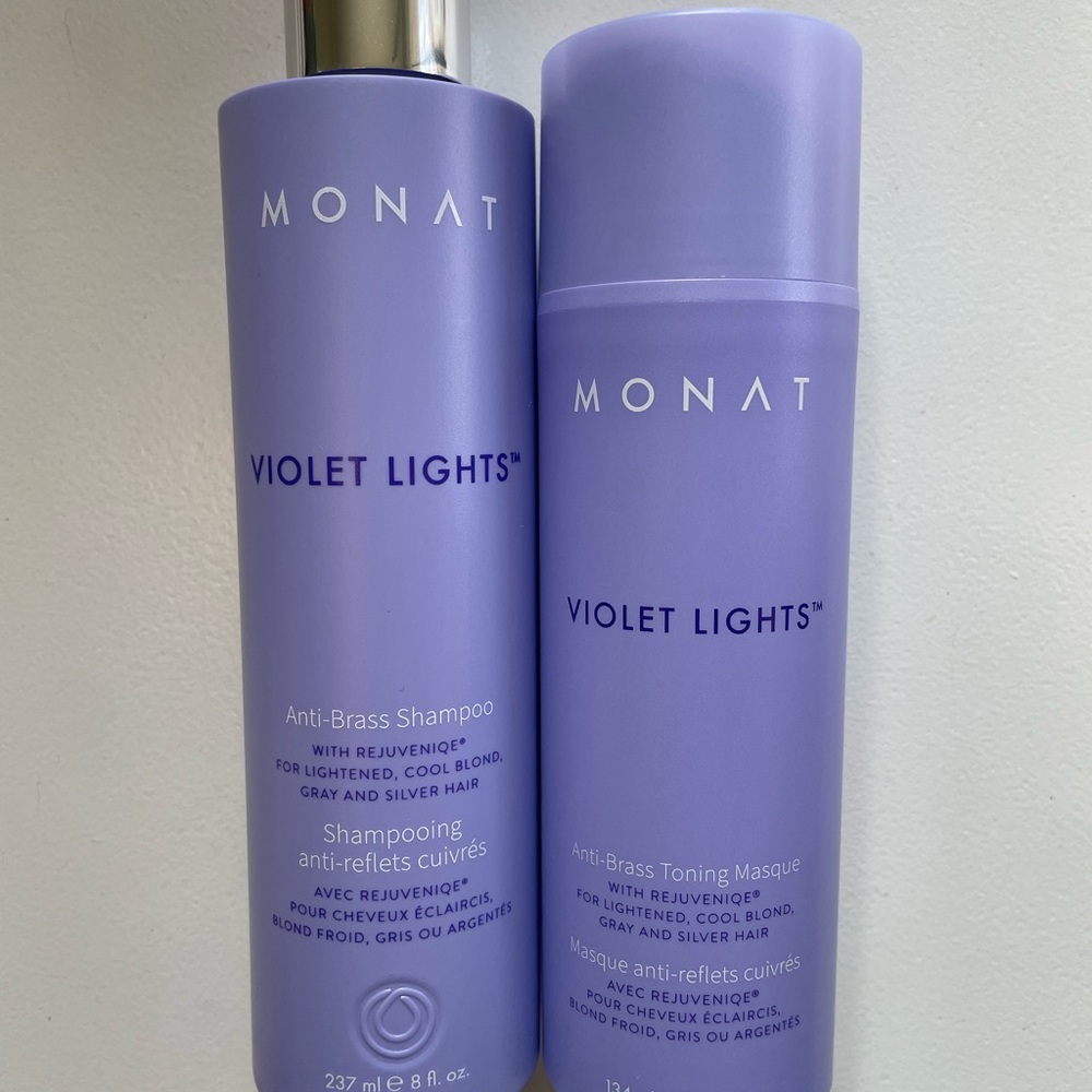 MONAT Violet Lights Anti-Brass Hair Care Set